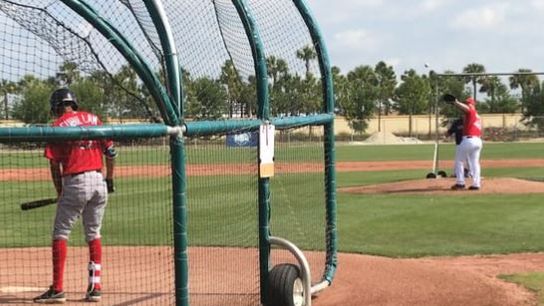 Video: Craig Kimbrel throws live batting practice taken at jetBlue Park (Red Sox)