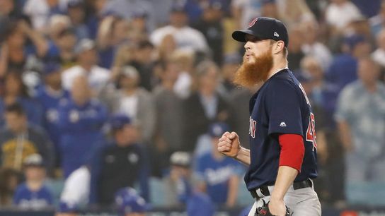 Red Sox extend qualifying offer to closer Craig Kimbrel taken at BSJ Headquarters (Red Sox)