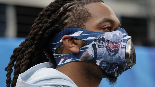 LaAdrian Waddle ready for a possible rematch with Khalil Mack taken at Gillette Stadium (Patriots)