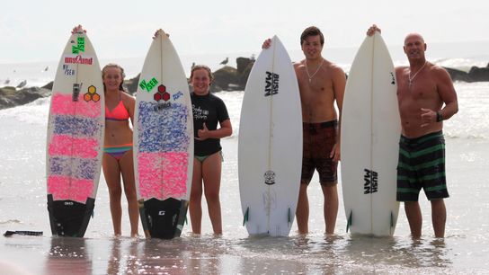 Charlie McAvoy and family are at home on the water - and not just the frozen stuff taken at BSJ Headquarters (Bruins)