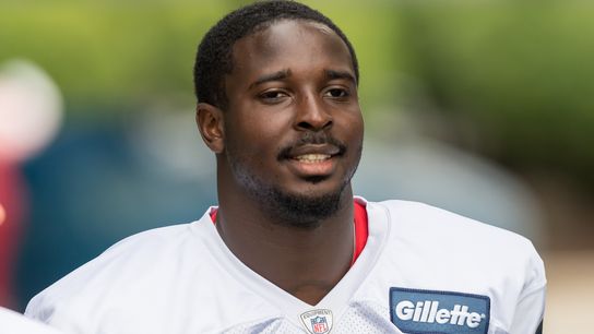 Analysis: Could Sony Michel's problems end up being a recurrence of knee issues from college? taken at BSJ Headquarters (Patriots)