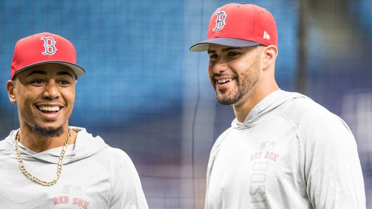 McAdam: J.D. Martinez helping launch Mookie Betts to new heights taken at Fenway Park (Red Sox)