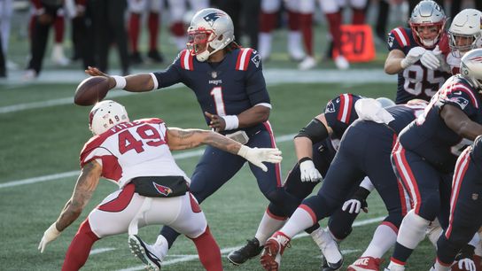 Three plays to a W: Newton, Andrews work together at line; J. McCourty, Guy & Spence hold up; Winovich sets an edge taken at BSJ Headquarters (Patriots)