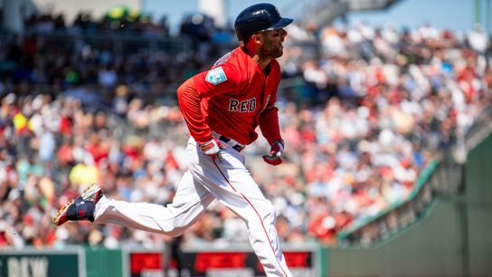 Dustin Pedroia to begin season in extended spring training taken at jetBlue Park (Spring Training '19)