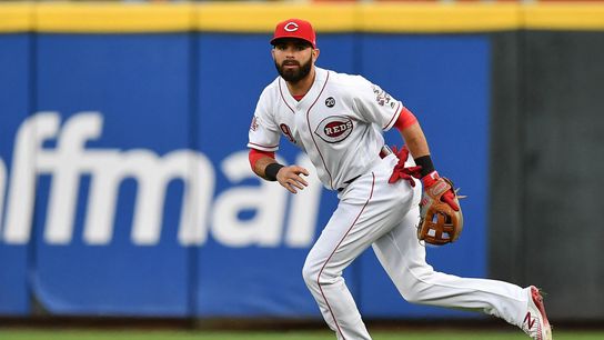 McAdam: Can Jose Peraza hit enough to claim the second base job full-time? taken at Fenway Park (Summer Training '20)