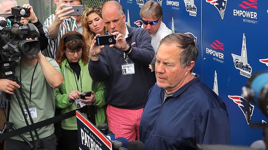 One last look back on some behind-the-scenes stories from Patriots' 2018 season taken at Georgia World Congress Center (Super Bowl LIII)