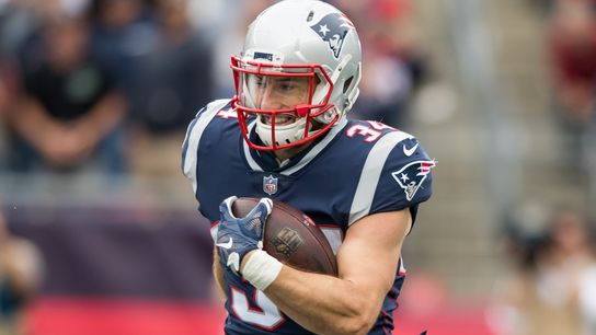 First and 10: Welcoming back Rex Burkhead and setting table for Vikings' week taken at BSJ Headquarters (Patriots)