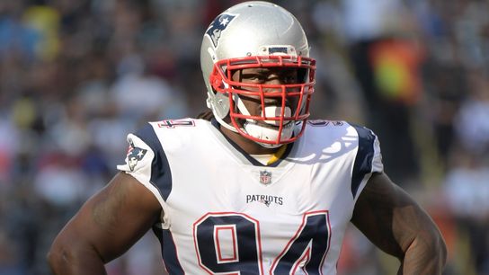 Patriots release DL Ricky Jean Francois taken at BSJ Headquarters (Patriots)