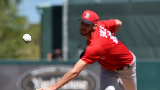 Chris Sale willing to trade strikeouts for stamina, durability and team success taken at jetBlue Park (Red Sox)
