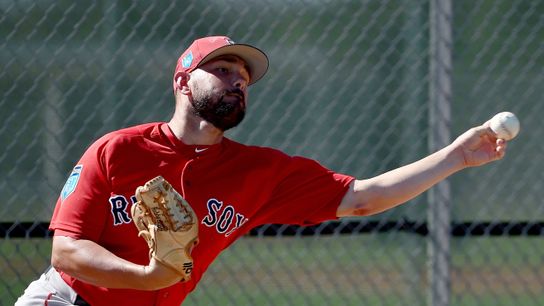 Cora debates the possibility of an all-righthanded Red Sox bullpen taken at jetBlue Park (Red Sox)