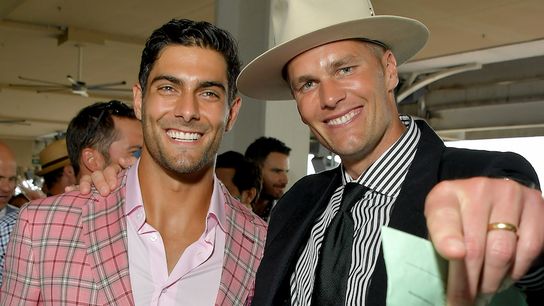 First and 10: Questions for the Patriots, the latest from Miguel, and old QBs reunite at the Derby taken at BSJ Headquarters (Patriots)