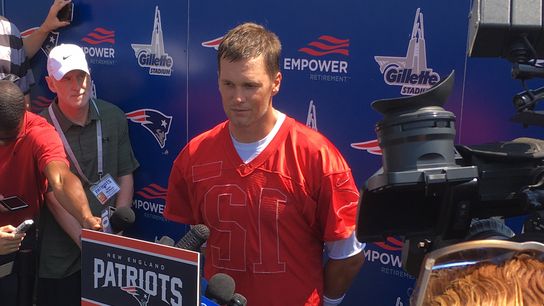 Brady addresses concussion questions taken at Gillette Stadium (Patriots)