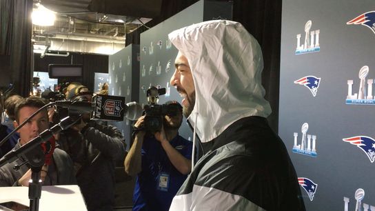 Video: LB Kyle Van Noy calls DC Matt Patricia 'a nerd' taken at The Mall of America (Patriots)