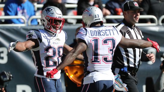 Lessons learned by White, Dorsett as high-school teammates in Florida paying off with Patriots taken at Gillette Stadium (2018 AFC Playoffs)