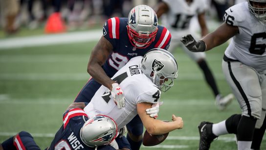 Photo Gallery: Adam Richins' top shots from Patriots-Raiders 09.27.20 taken at Gillette Stadium (Patriots)