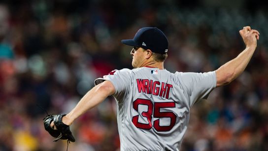 Steven Wright reacts to 15-game suspension from MLB taken at jetBlue Park (Red Sox)
