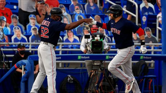 BSJ Game Report: Red Sox 7, Blue Jays 3 -- Sox race to early lead, retain first place taken at BSJ Headquarters (Red Sox)