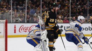 Final: Sabres 4, Bruins 1 - Bruins lose game six against Sabres to end season taken at BSJ Headquarters (Bruins). Photo by (Bob DeChiara-Imagn Images)