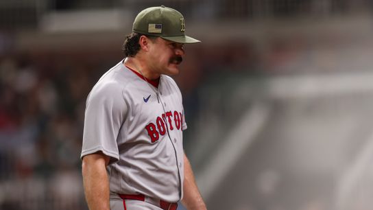 Red Sox survive late scare behind Payton Tolle gem, Willson Contreras go-head homer taken at BSJ Headquarters (Red Sox). Photo by Brett Davis-Imagn Images