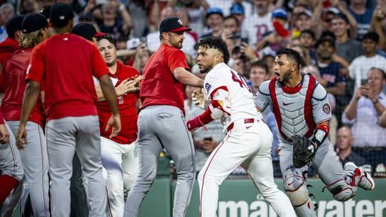 Benches clear, four ejected, Connelly Early injured as Red Sox fall 8-1 to Nationals taken at BSJ Headquarters (Red Sox)