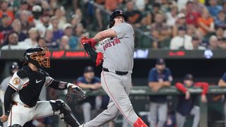 Adley Rutschman homers twice in Baltimore return as Red Sox hold off Orioles, 6-5 taken at BSJ Headquarters  (Red Sox). Photo by Gregory Fisher-Imagn Images