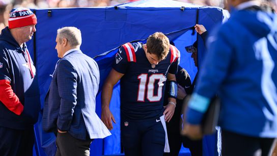 Giardi: Drake Maye in concussion protocol, and what's next for the Patriots QB taken at BSJ Headquarters (Patriots)