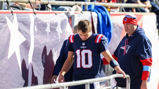 Giardi: Drake Maye progressing through the protocol, but Patriots have plan if he's not ready to go Sunday taken at Gillette Stadium (Patriots)