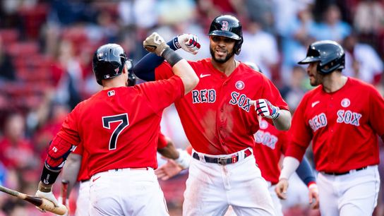 BSJ Game Report: Red Sox 9, Angels 0 -- Sox bash away to earn first win for Perez taken at Fenway Park (Red Sox)