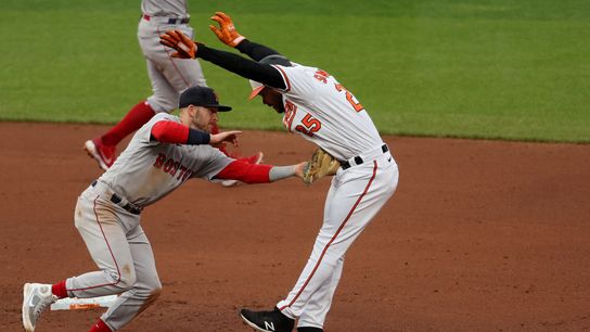 Final: Orioles 9, Red Sox 5  taken at BSJ Headquarters  (Red Sox)