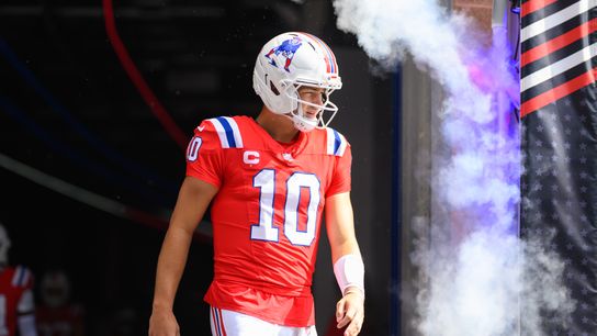 Giardi: NFL Notebook - Hall of Famer weighs in on Drake Maye's development; plus, does KC have a Patrick problem? taken at BSJ Headquarters (Patriots)