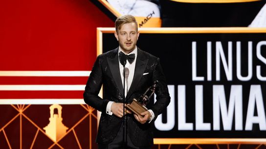 Bergeron, Ullmark and Montgomery take home individual hardware at NHL Awards taken at BSJ Headquarters (Bruins)