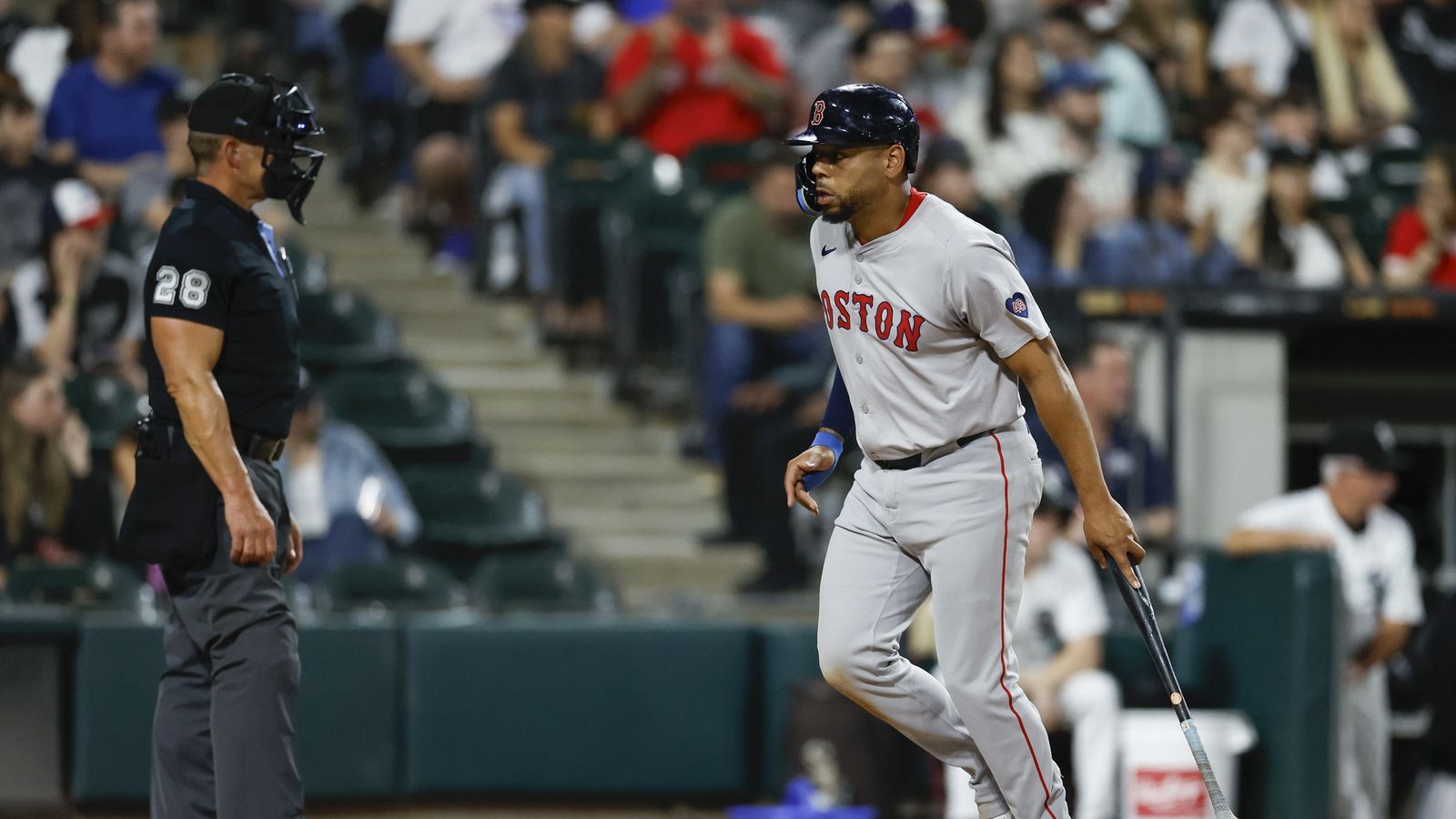 Final Red Sox 2, White Sox 7 Red Sox struck out 14 times, White Sox