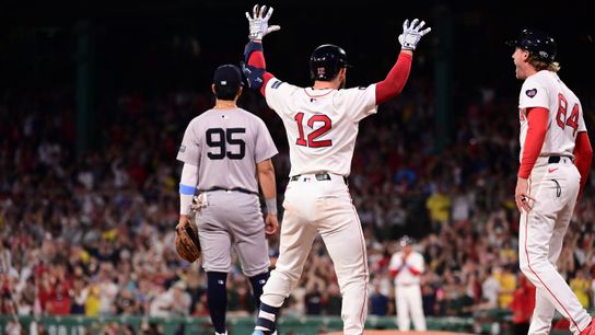 Final: Red Sox 9, Yankees 3  - Red Sox break franchise record for steals in a game in series win against the Yankees  taken at BSJ Headquarters (Red Sox)