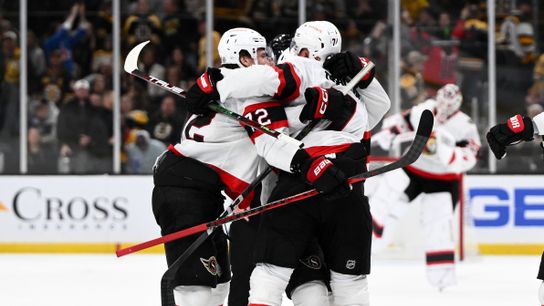 Final: Senators 3, Bruins 2 (F/OT) - Brady Tkachuk scores overtime winning goal as Linus Ullmark picks up victory over his former team taken at BSJ Headquarters (Bruins)