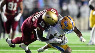 Giardi: Intel on Patriots' day three picks - DB Prunty, OT Crownover, LB Obiazor, QB Morton, RB Miller, Edge Hutchins taken at BSJ Headquarters (NFL DRAFT COVERAGE). Photo by (USA Today Network)