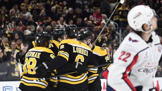 Final: Bruins 4, Capitals 1 - Bruins score 3 goals in third period defeating the Eastern Conference leading Capitals taken at BSJ Headquarters (Bruins)