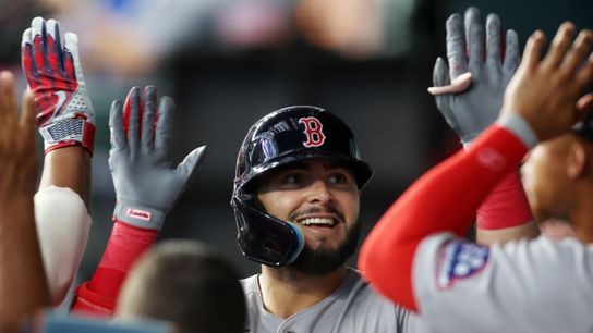 Final: Red Sox 5, Rangers 2- Abreu hits 2 home runs as Red Sox win Opening Day Game against Rangers taken at BSJ Headquarters (Top Red Sox)
