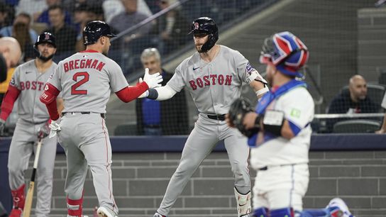 Final: Red Sox 10, Blue Jays  2 - Red Sox hit 5 home runs in win against Blue Jays taken at BSJ Headquarters (Red Sox)