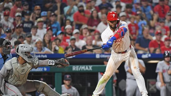 Final: Phillies 3, Red Sox 2 - Red Sox lose game in extras on catcher's interference call taken at BSJ Headquarters (Top Red Sox)