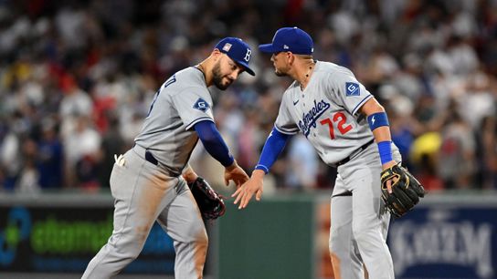 Final: Dodgers 5, Red Sox 2 - Red Sox lose first game to Dodgers in dry offensive game taken at BSJ Headquarters (Top Red Sox)