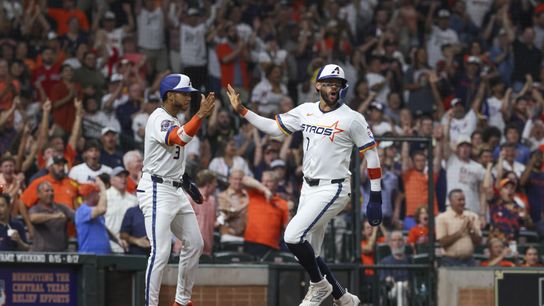 Final: Astros 7, Red Sox 6 - Astros score 5 runs against Crochet taken at BSJ Headquarters (Top Red Sox)