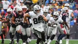 Giardi: NFL Notebook - Patriots will have a lot of of eyes on Bowers; plus, Eagles falling apart? taken at BSJ Headquarters (Patriots). Photo by (USA Today Network)