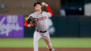 BSJ Live Coverage: Boston Red Sox 2 at Cincinnati Reds 0 (4th) - Abreu hits two-run shot in fourth inning taken at BSJ Headquarters (Top Red Sox). Photo by (Sergio Estrada-Imagn Images)