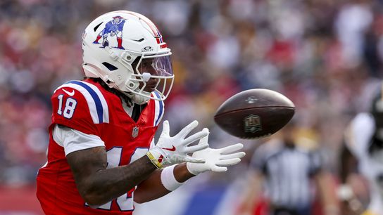 Giardi: NFL Notebook - Patriots rookie WR already making an impact; plus, Vegas reunion going poorly taken at BSJ Headquarters (Patriots)