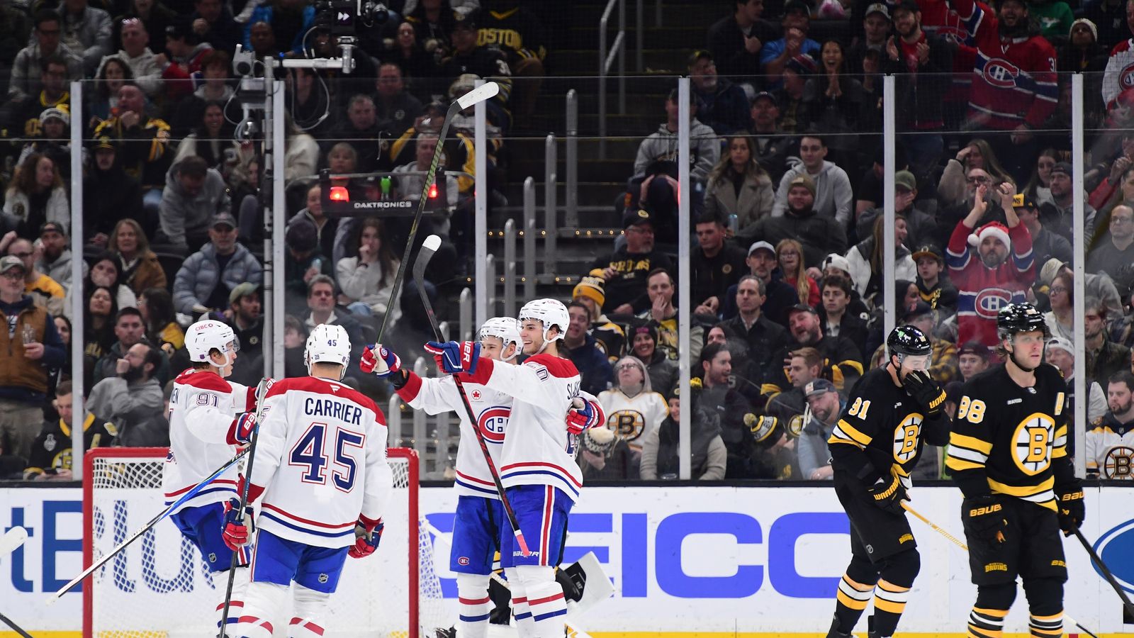 Final: Canadiens 6, Bruins 2 - Canadiens score 4 unanswered goals in 3rd period, Bruins spend 14 minutes in penalty box taken at BSJ Headquarters (Top Bruins). Photo by (Bob DeChiara-Imagn Images)