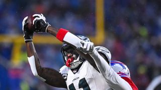 Giardi: Patriots get their man, trading for A.J. Brown taken at BSJ Headquarters (Patriots). Photo by (USA Today Network)