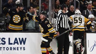 Final: Bruins 2, Penguins 1 - Swayman stops 34 shots in win taken at BSJ Headquarters (Bruins). Photo by (Winslow Townson-Imagn Images)