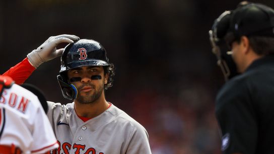 Final: Boston Red Sox 2, Cincinnati Reds 3 - Red Sox lose lead in 6th inning after shutout performance by Connelly Early taken at BSJ Headquarters. Photo by (Katie Stratman-Imagn Images)