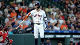 Final: Boston Red Sox 4, Houston Astros 6 - Red Sox extend losing streak to five games, Crochet allows four earned runs in loss taken at BSJ Headquarters (Top Red Sox). Photo by (Erik Williams-Imagn Images)