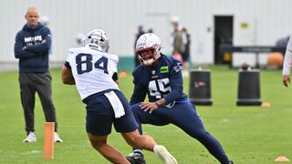 Giardi: Patriots ' 7th-round pick Hutchins charged with assault  taken at BSJ Headquarters (Patriots). Photo by (USA Today Network)